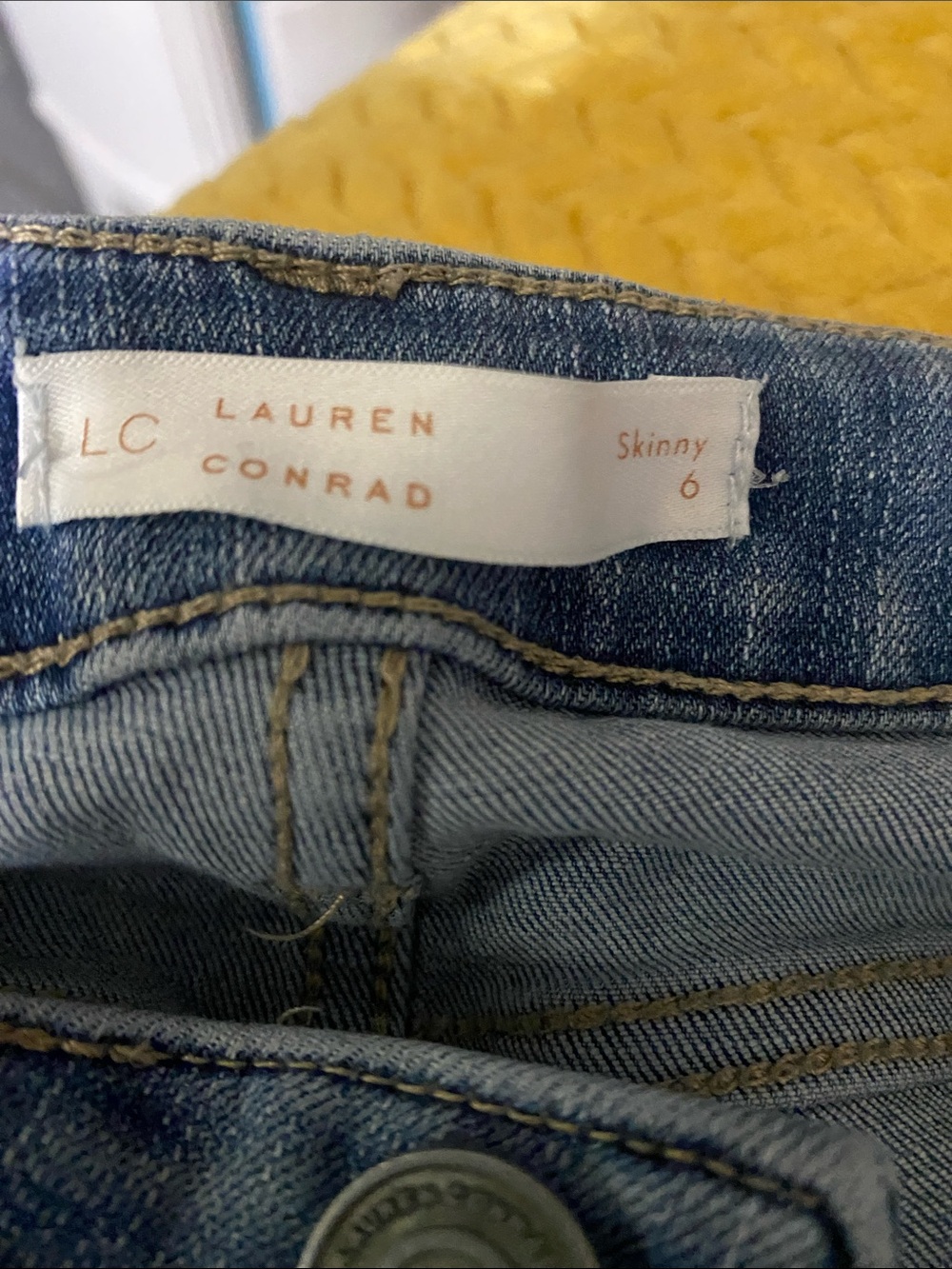 LC Lauren Conrad Classic Skinny Jeans in Blue Denim